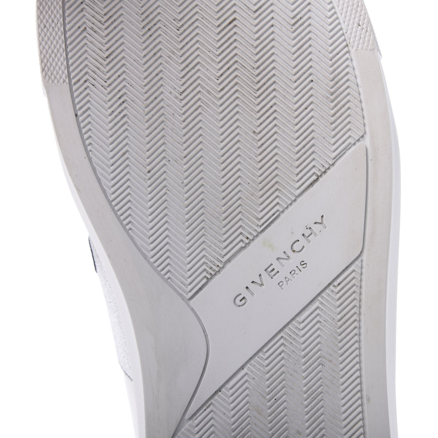 Calfskin Band Logo Womens Urban Street Sneakers 40 Argent