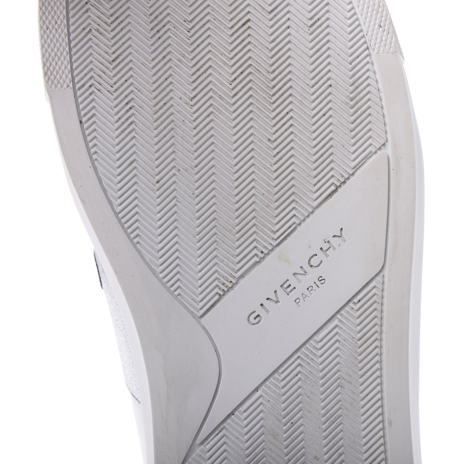 Givenchy Calfskin Band Logo Womens Urban Street Sneakers 40 Argent 8 of 10