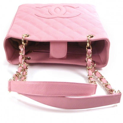 Chanel Caviar Petit Shopping Tote PST Pink 5 of 11