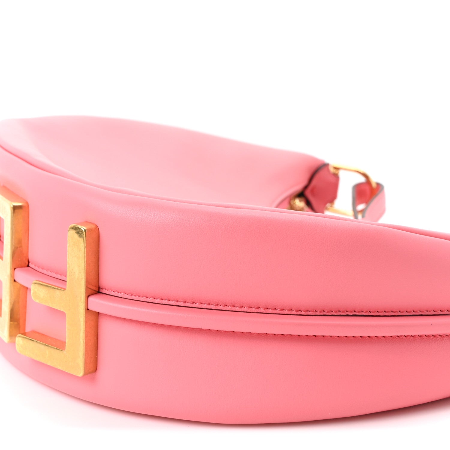 Fendi Vitello Grace Matte Small Fendigraphy Hobo Bag Pink Dalia 10 of 10