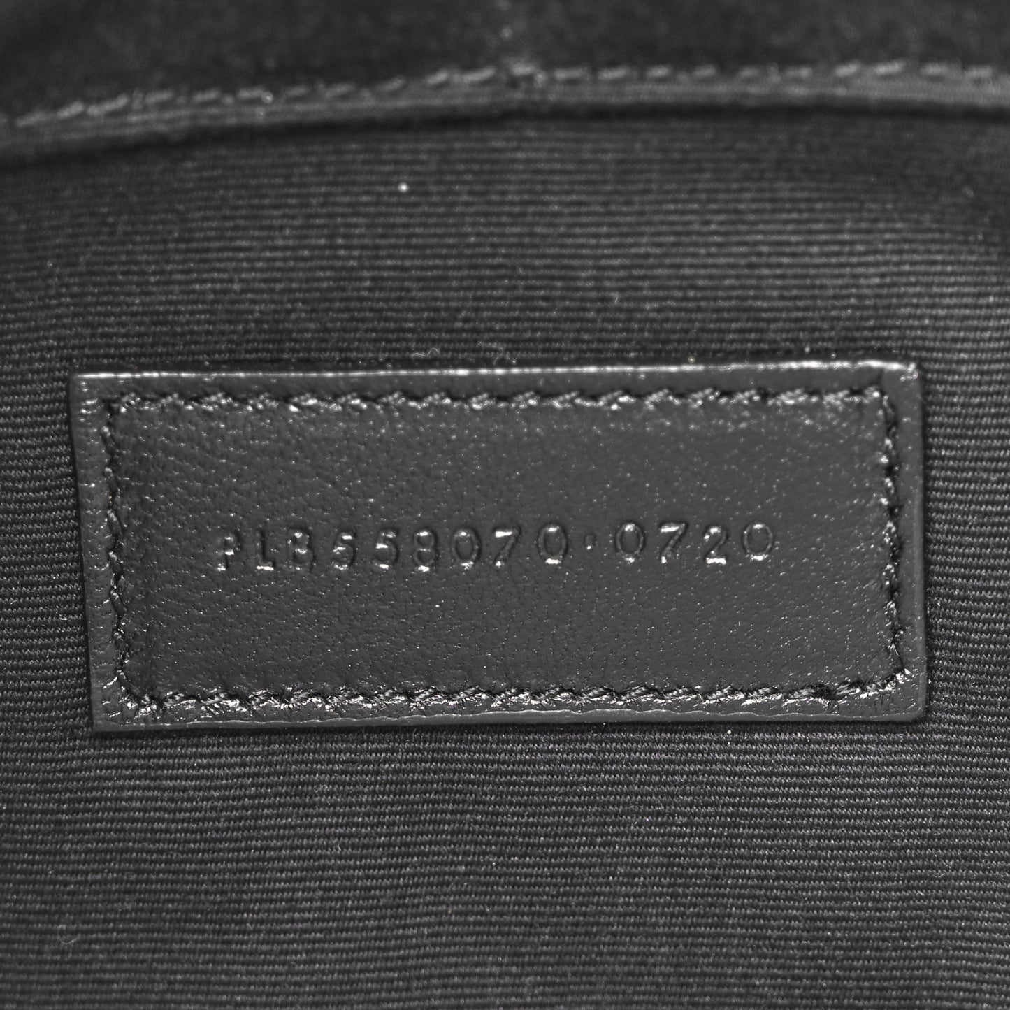 Calfskin Crocodile Embossed Tablet Pouch Black