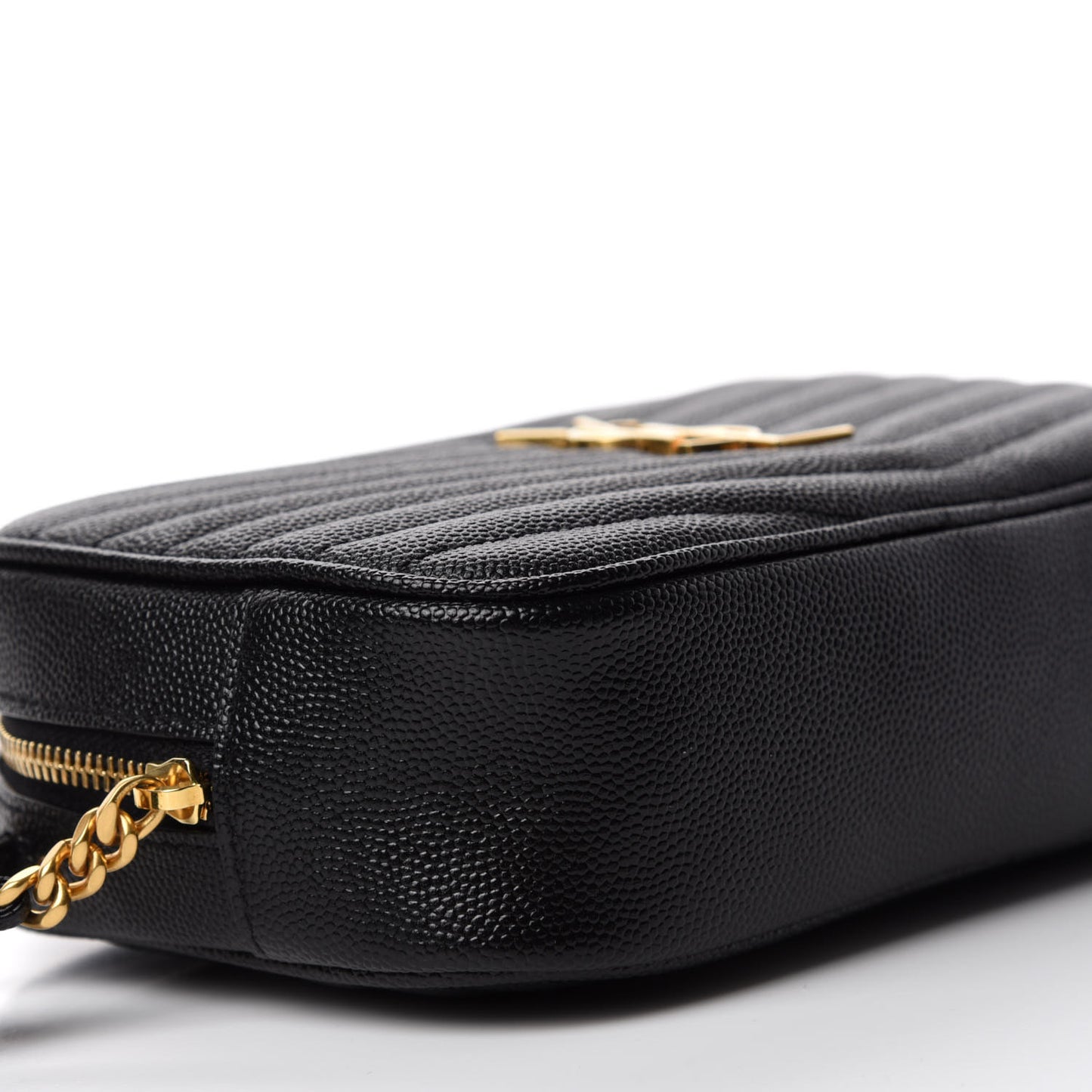 Grain De Poudre Matelasse Monogram Mini Lou Camera Bag Black