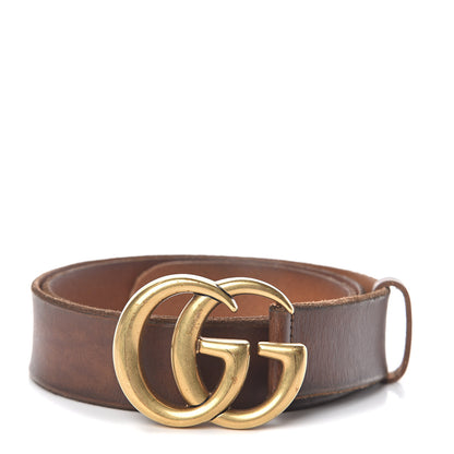 Gucci Faded Calfskin Double G 40mm Belt 95 38 Cuir 1 of 5
