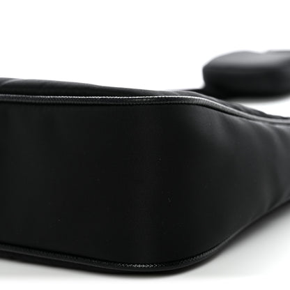 Prada Nylon Re-Edition 2005 Shoulder Bag Black 10 of 12