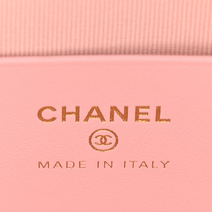 Chanel Caviar Quilted Hobo Clutch With Chain Light Pink 15 of 28