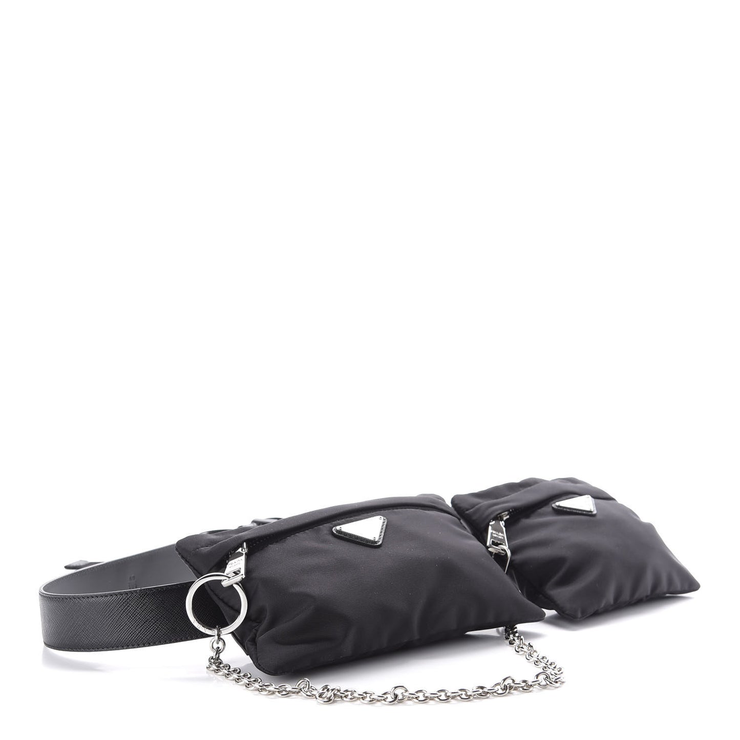 Tessuto Nylon Saffiano Belt Bag 100 40 Black