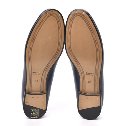 Gucci Malaga Kid Womens Jordaan Loafers 37 Blue Agata 5 of 9