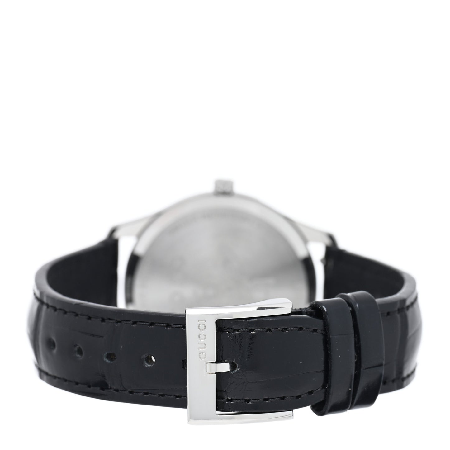 Stainless Steel Alligator Diamond Bezel 36mm G-Timeless Moonphase Star Planet Quartz Watch Black