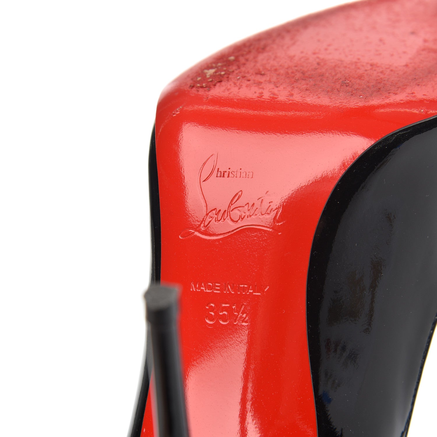 Christian Louboutin Patent Decollete 554 100 Pumps 35.5 Black 6 of 12