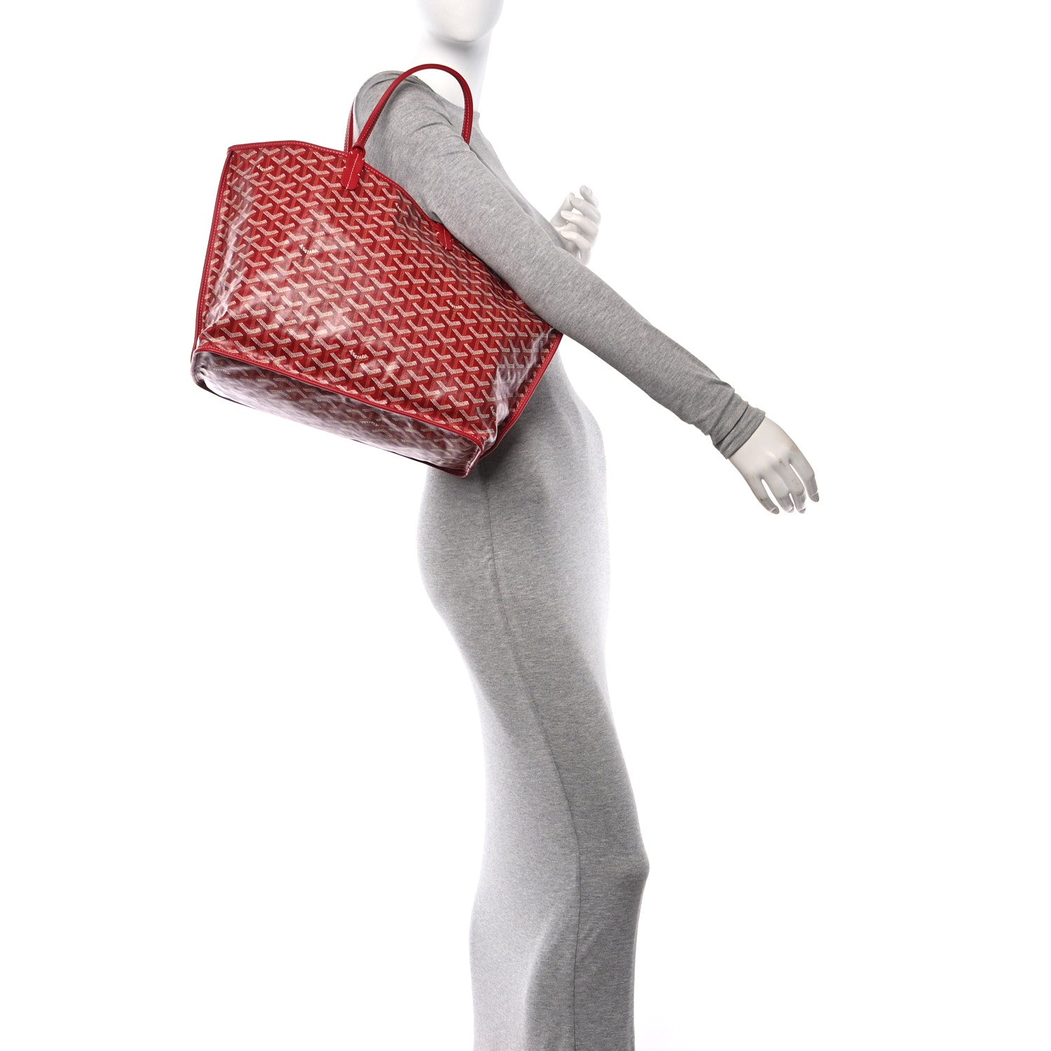Goyard Goyardine Reversible Anjou PM Red 3 of 30