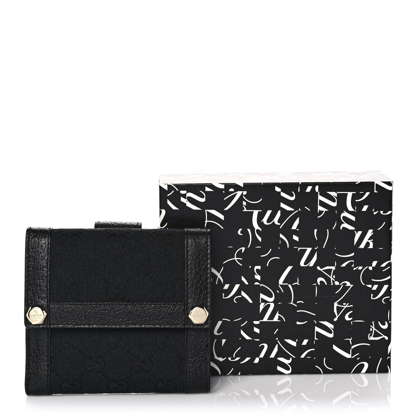 Monogram Charmy French Flap Wallet Black