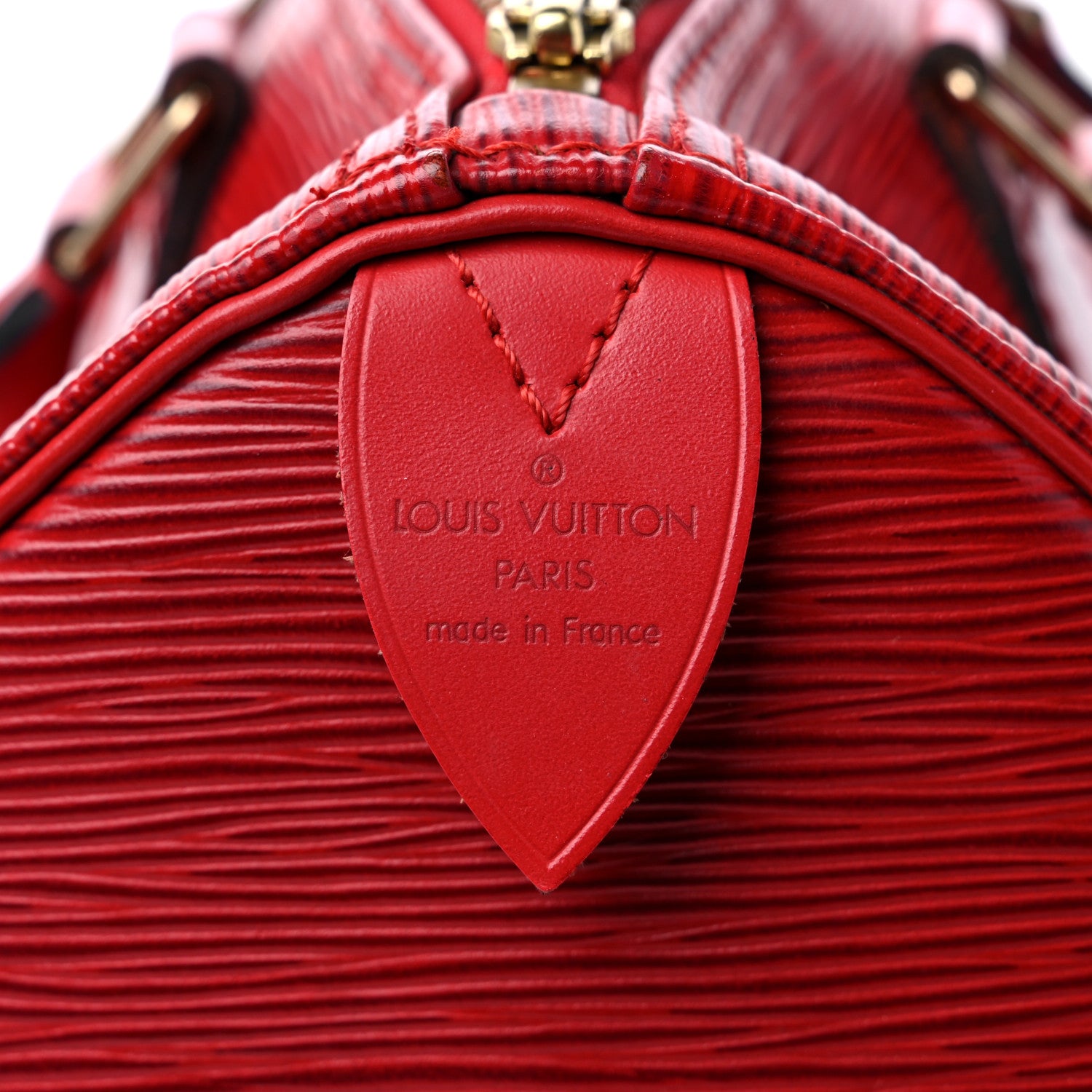 Louis Vuitton Epi Speedy 25 Castillan Red 6 of 14