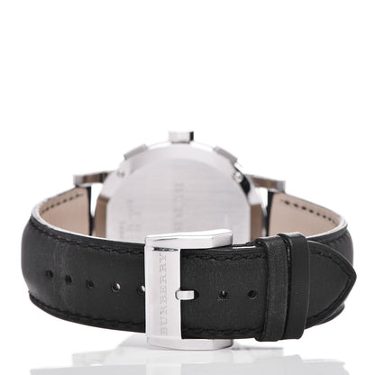 Burberry Stainless Steel Calfskin 42mm Chronograph Quartz Watch BU9355 4 of 8