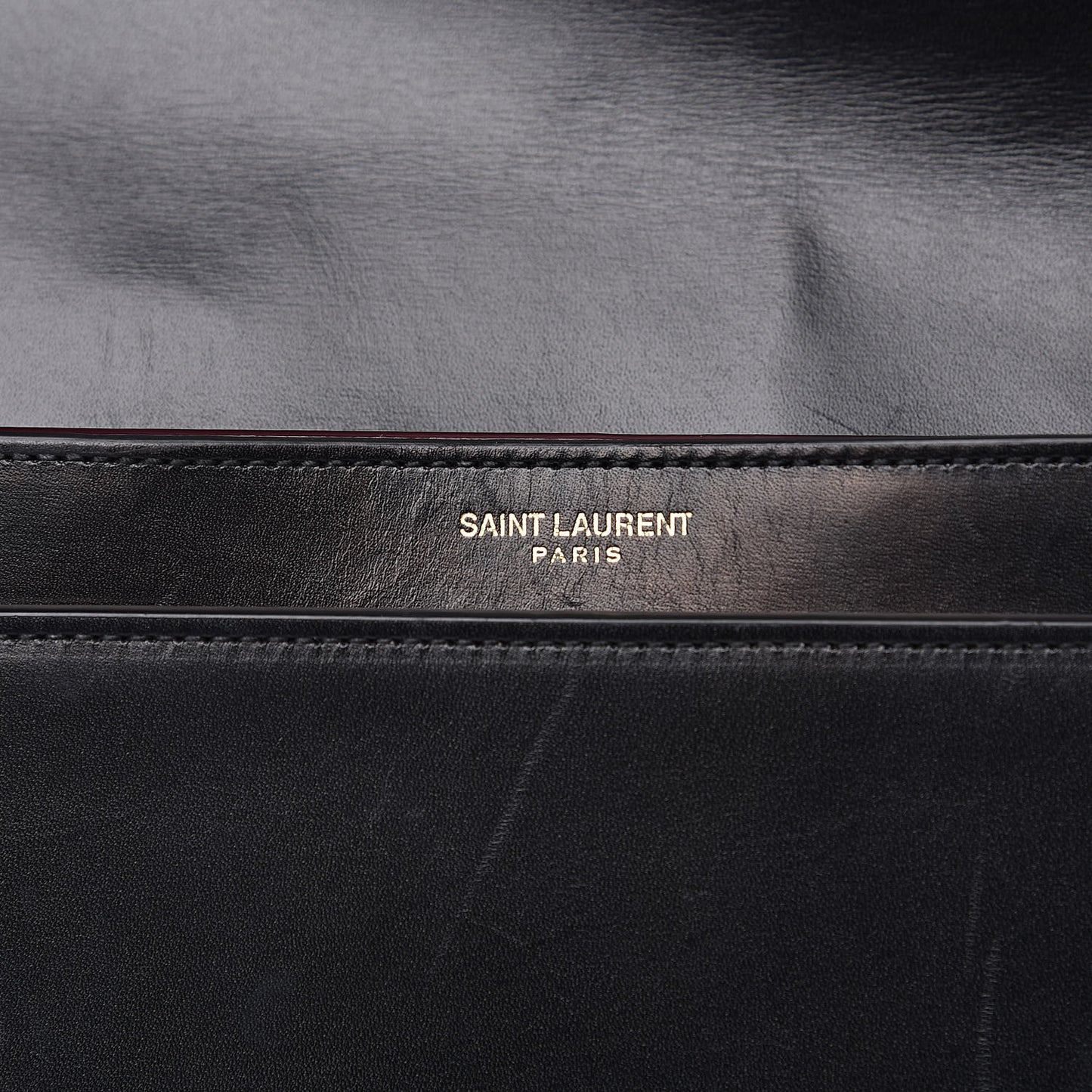 Smooth Calfskin Monogram Cassandra Clasp Black
