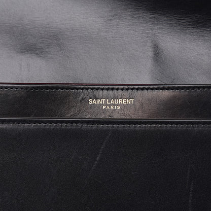 Saint Laurent Smooth Calfskin Monogram Cassandra Clasp Black 15 of 15