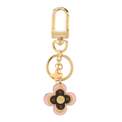 Louis Vuitton Monogram Blooming Flowers BB Bag Charm Key Holder Pink 1 of 5