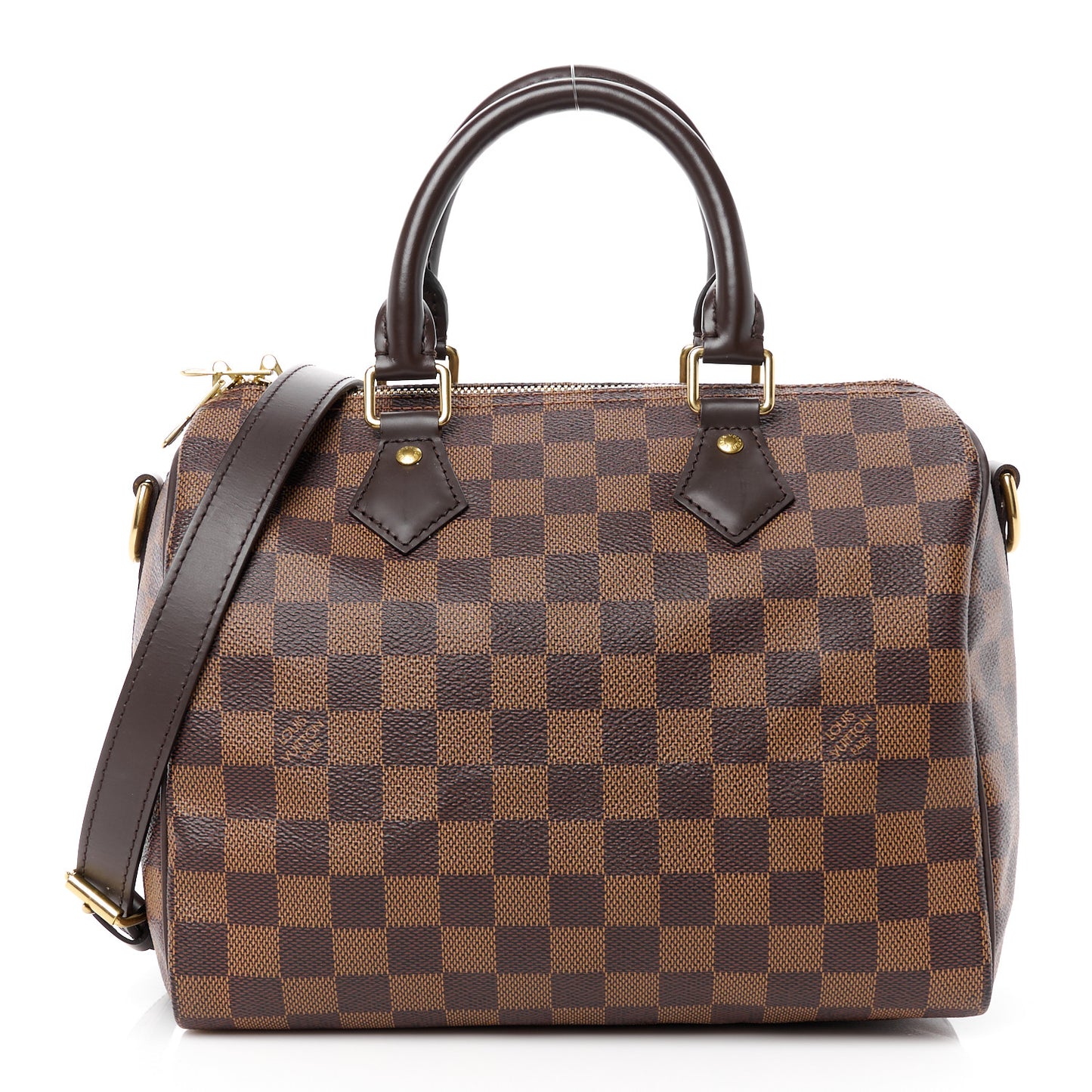 LOUIS VUITTON Damier Ebene Speedy Bandouliere 25