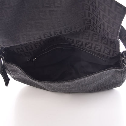 Fendi Zucchino Mama Baguette Black 5 of 6