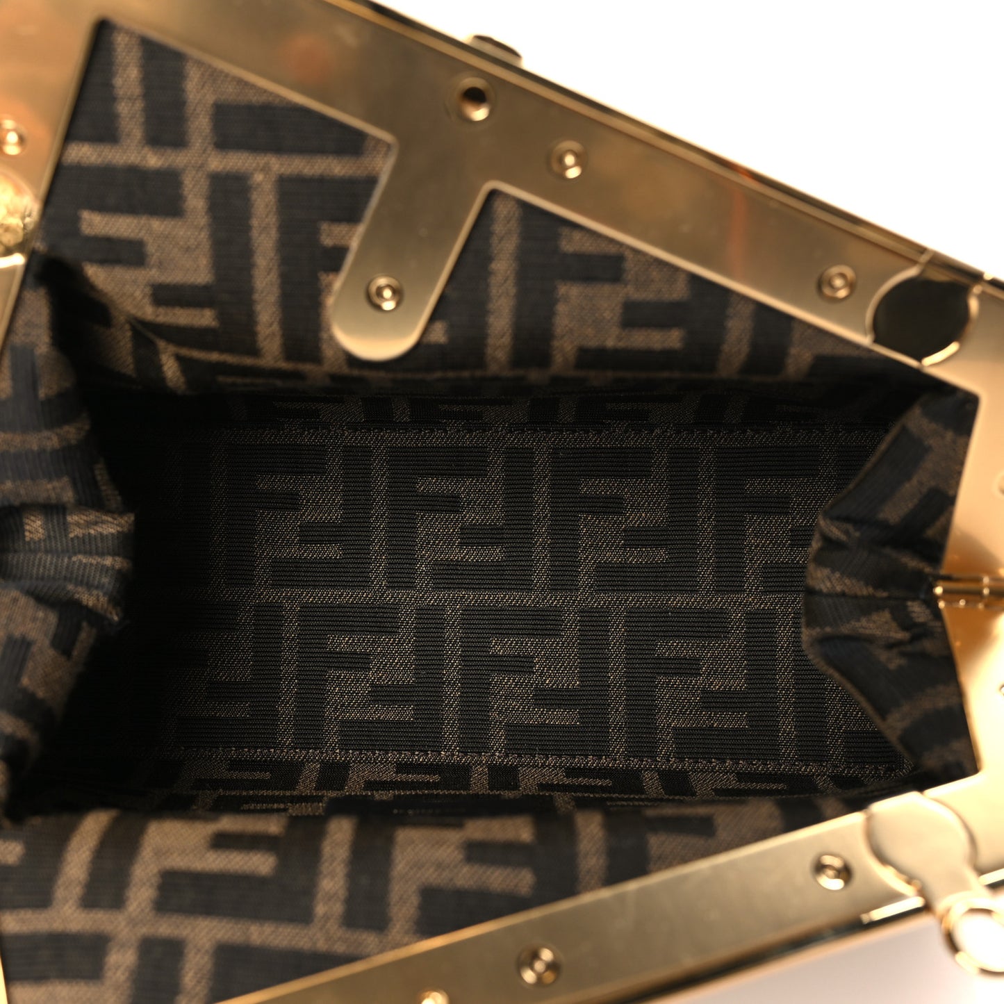 Shiny Nappa Small Fendi First Sahara