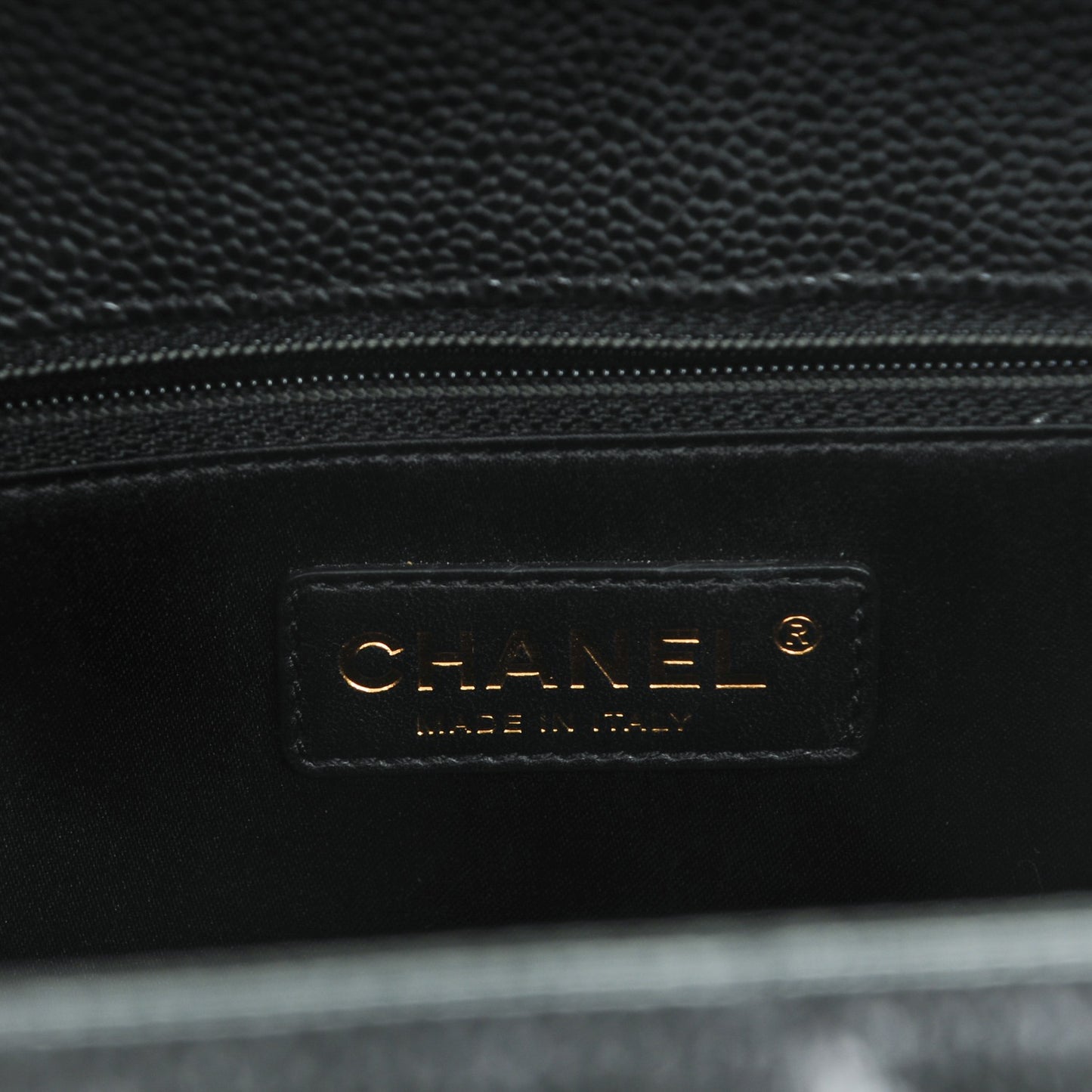 Caviar Quilted Grand Shopping Tote GST Black
