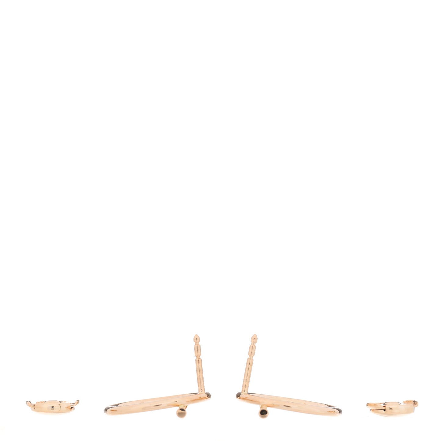 18K Rose Gold MM Echappee Earrings