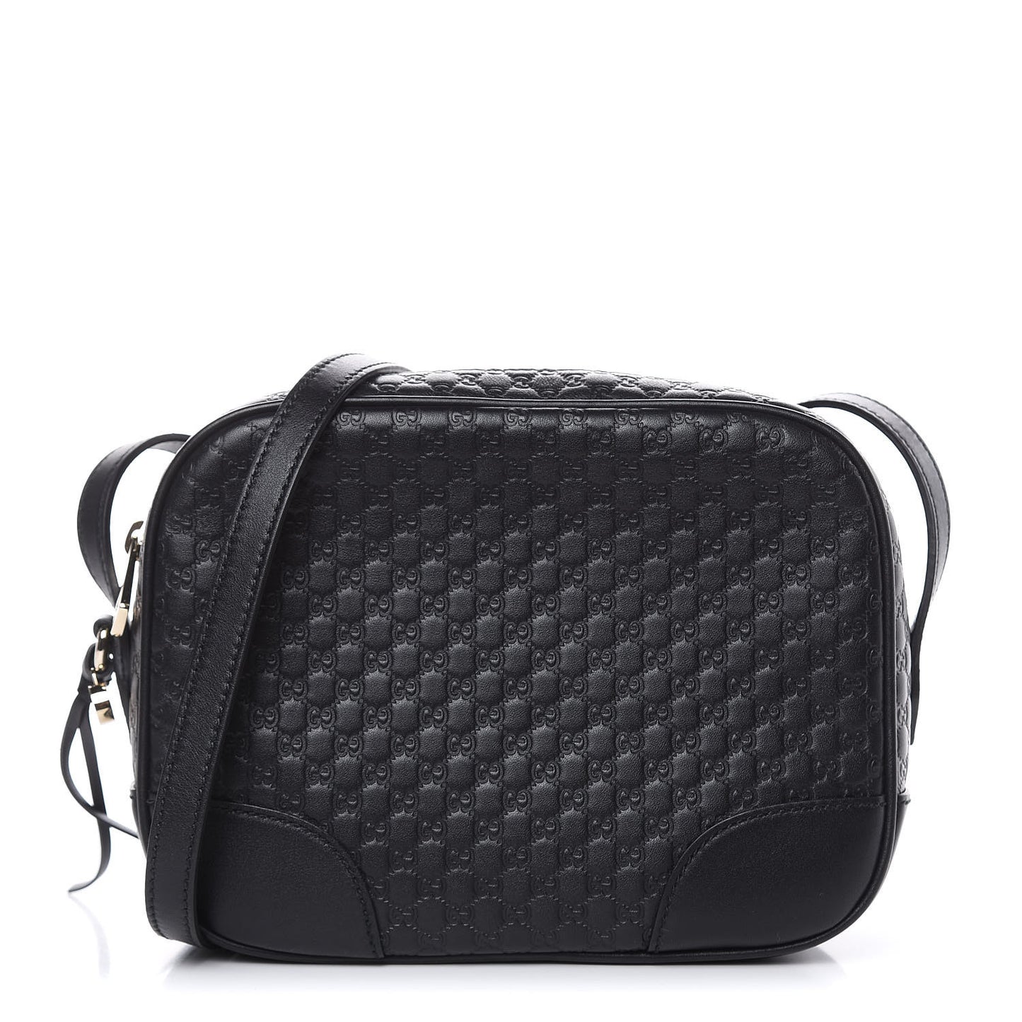 Microguccissima Mini Bree Messenger Bag Black