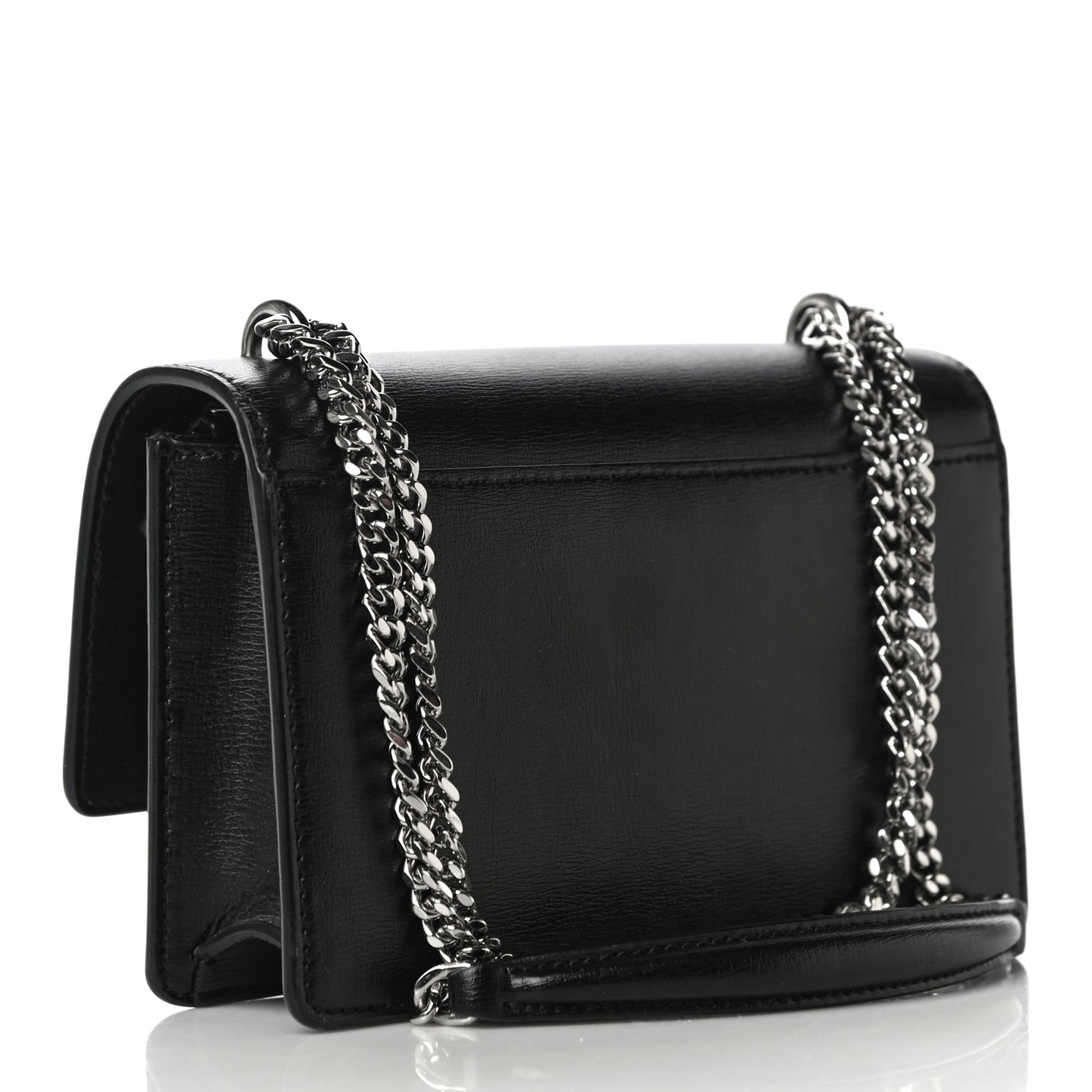 Calfskin Monogram Sunset Chain Wallet Black
