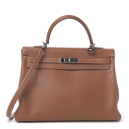 Hermes Swift Kelly 35 Retourne Gold 1 of 42