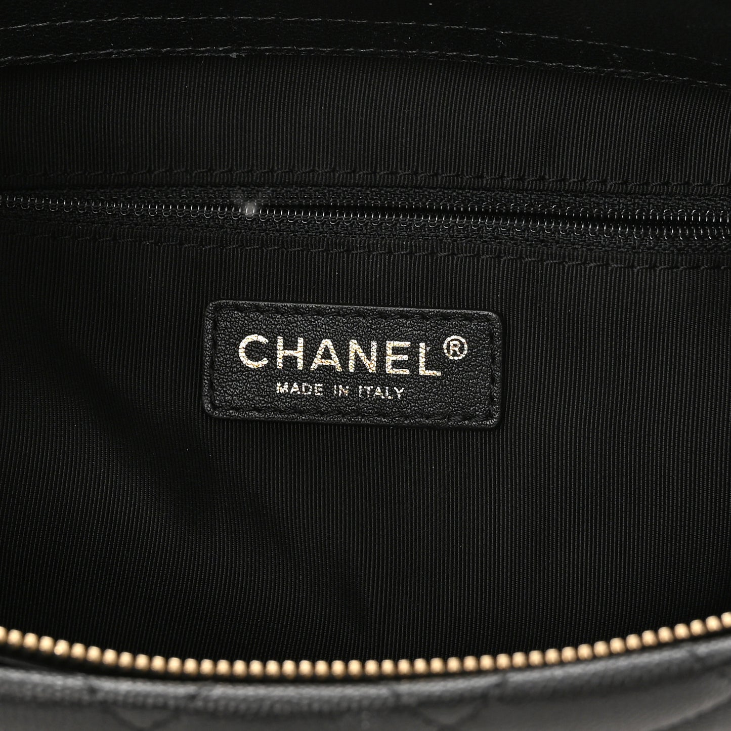 Caviar Quilted Rolled Up Tote Black