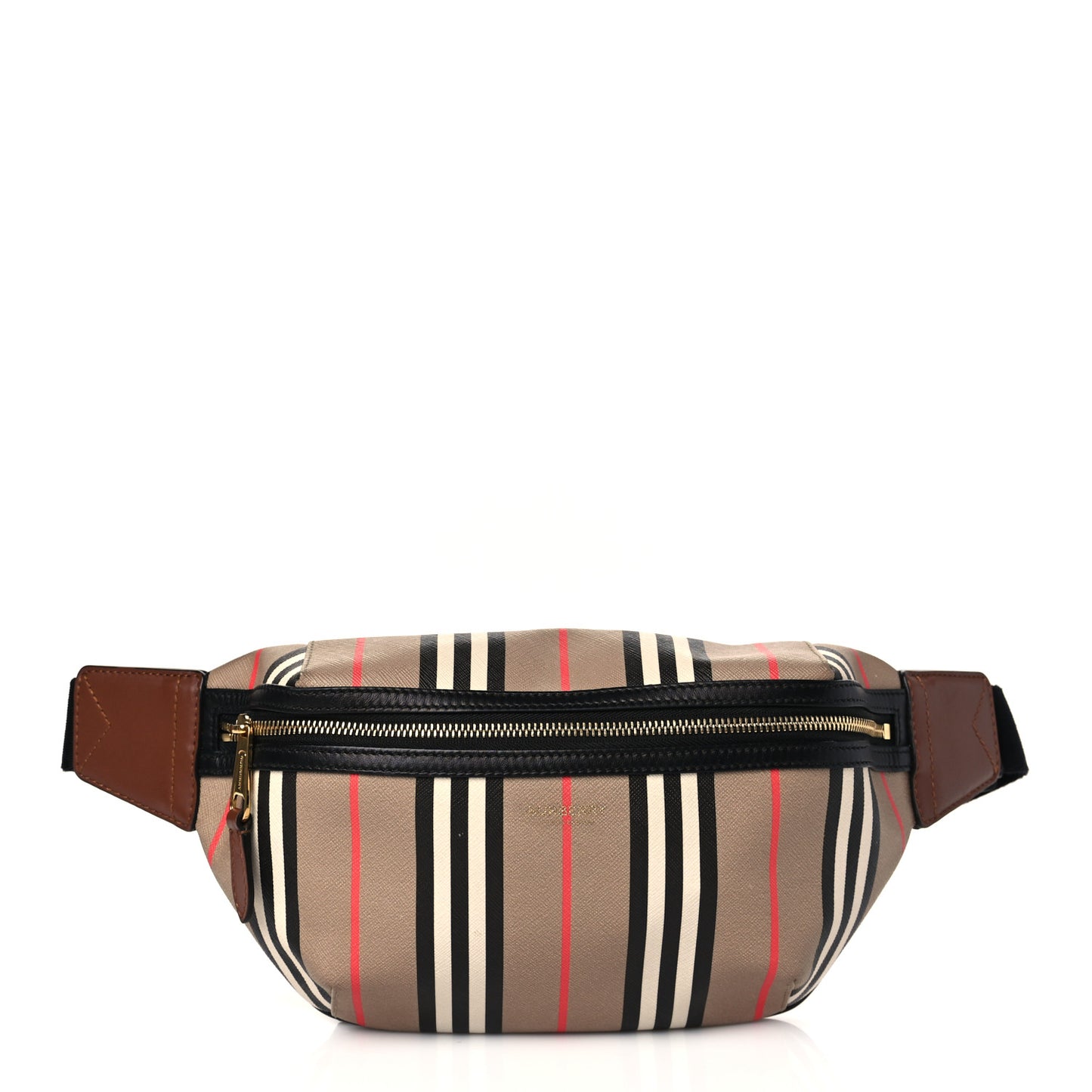 E-Canvas Icon Stripe Sonny Bum Bag Archive Beige