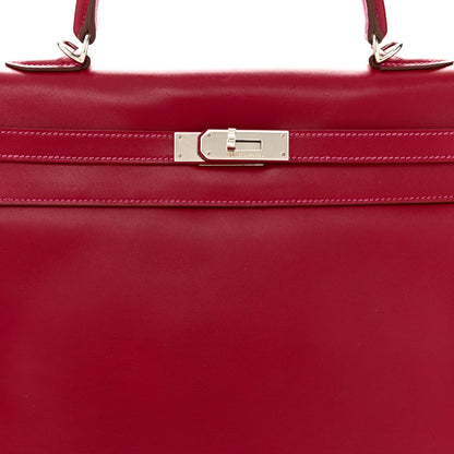 Hermes Tadelakt So Flash Kelly Retourne 35 Rubis Rose Tyrien 8 of 12