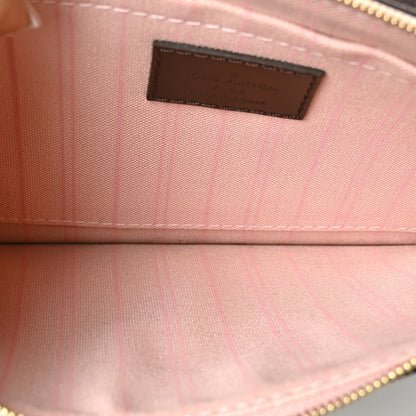 Louis Vuitton Damier Ebene Neo Neverfull MM Rose Ballerine 7 of 10