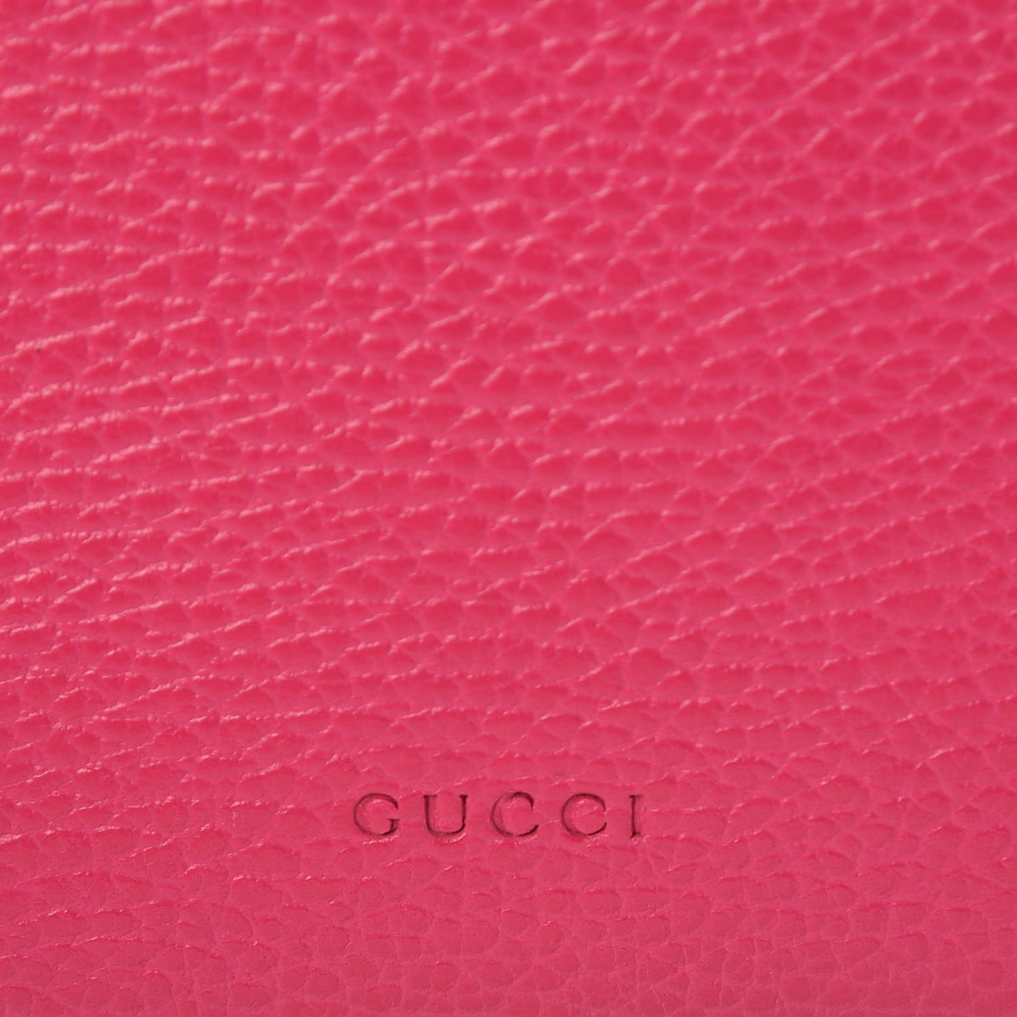Dollar Calfskin Crystal Mini Dionysus Chain Wallet Box Pink