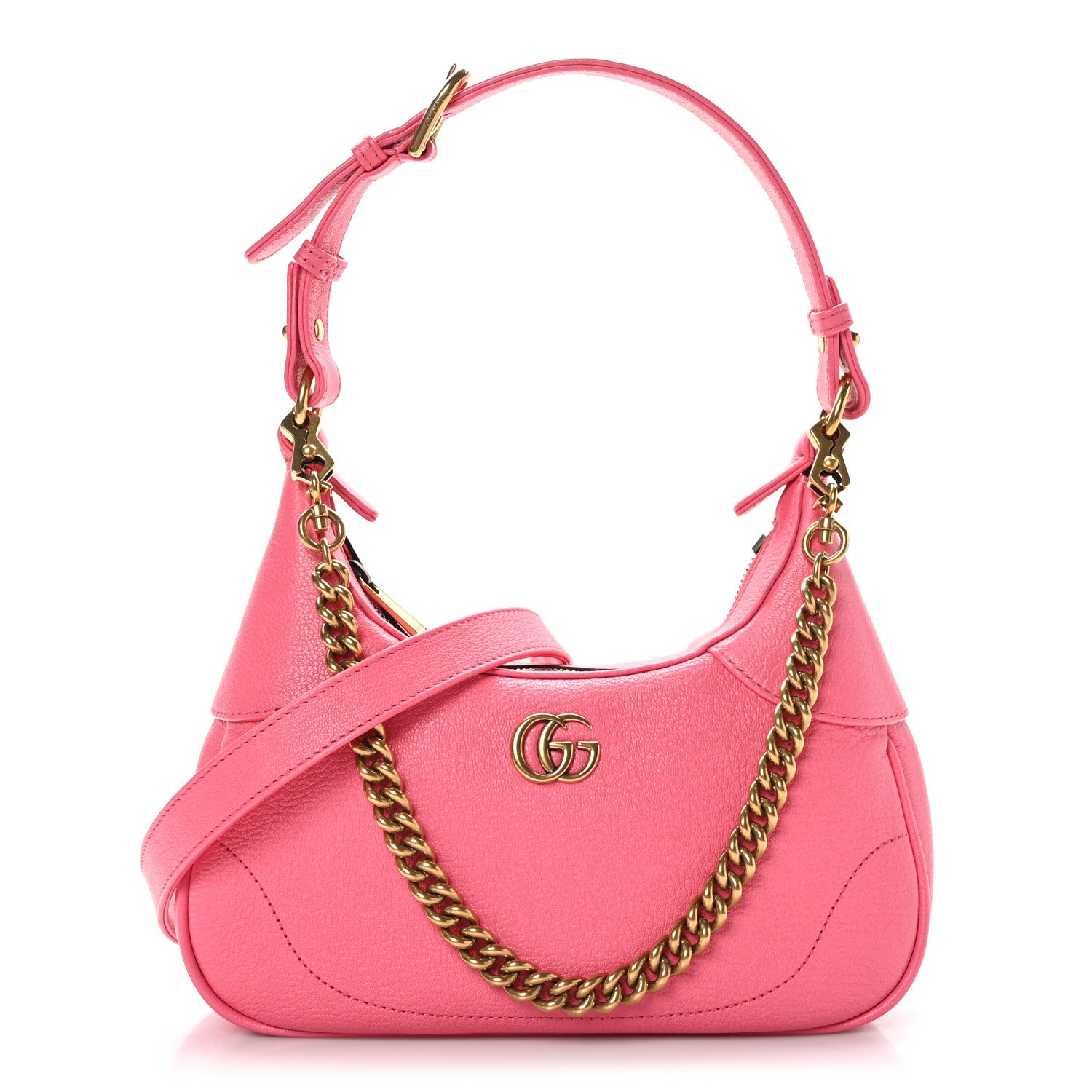 Gucci Goatskin Small Aphrodite Shoulder Bag Rhodamine Pink 1 of 10