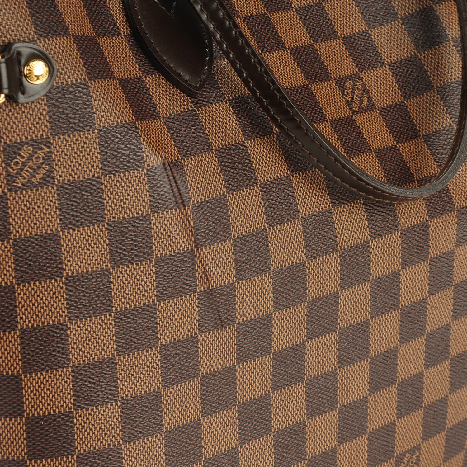 Louis Vuitton Damier Ebene Neverfull MM 5 of 10