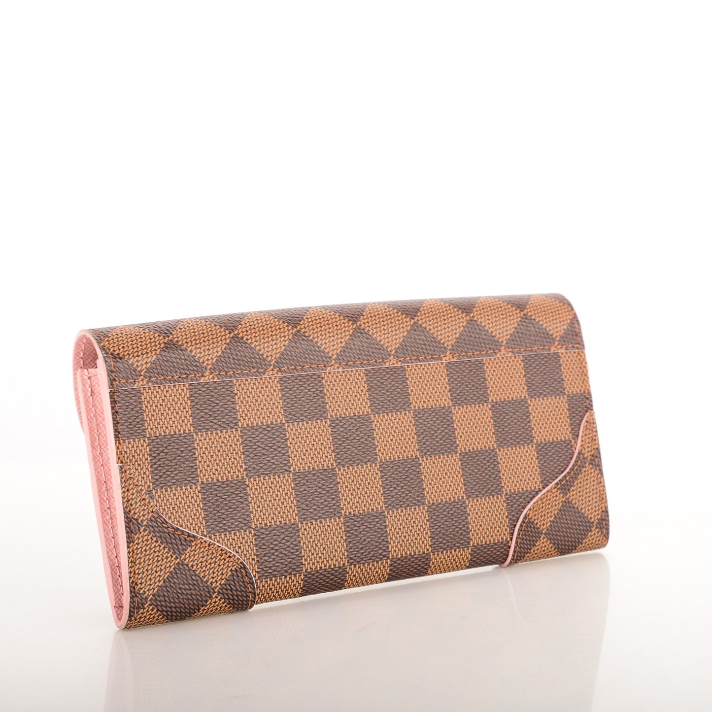 Damier Ebene Caissa Wallet Rose Ballerine