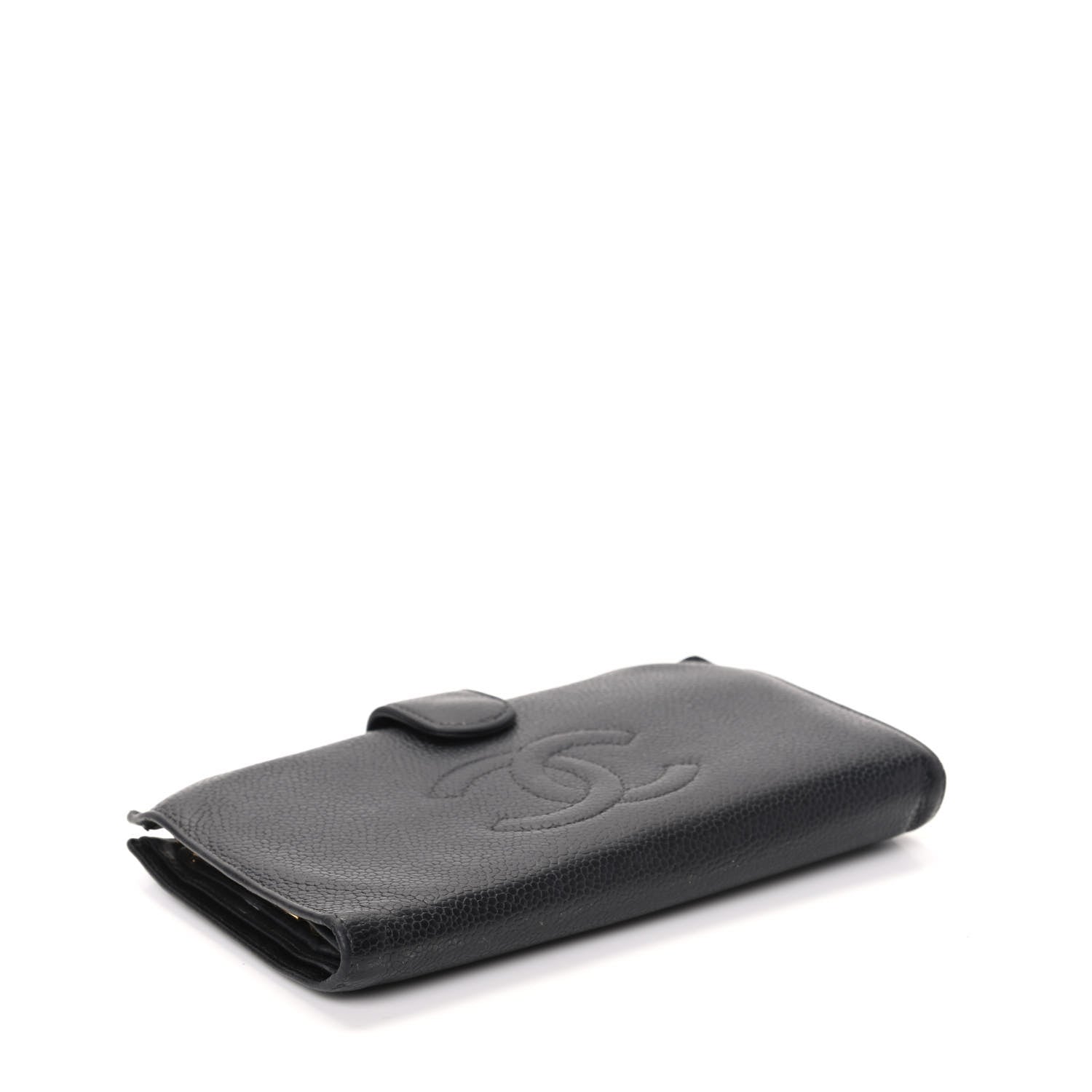 Chanel Caviar Timeless CC French Wallet Black 4 of 11