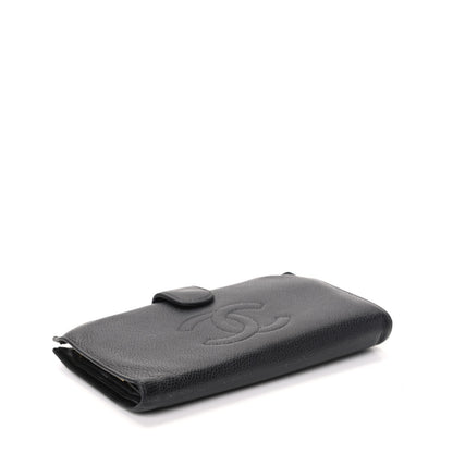Chanel Caviar Timeless CC French Wallet Black 4 of 11