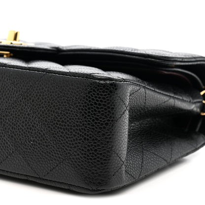Chanel Caviar Quilted Small Double Flap Black 10 of 11