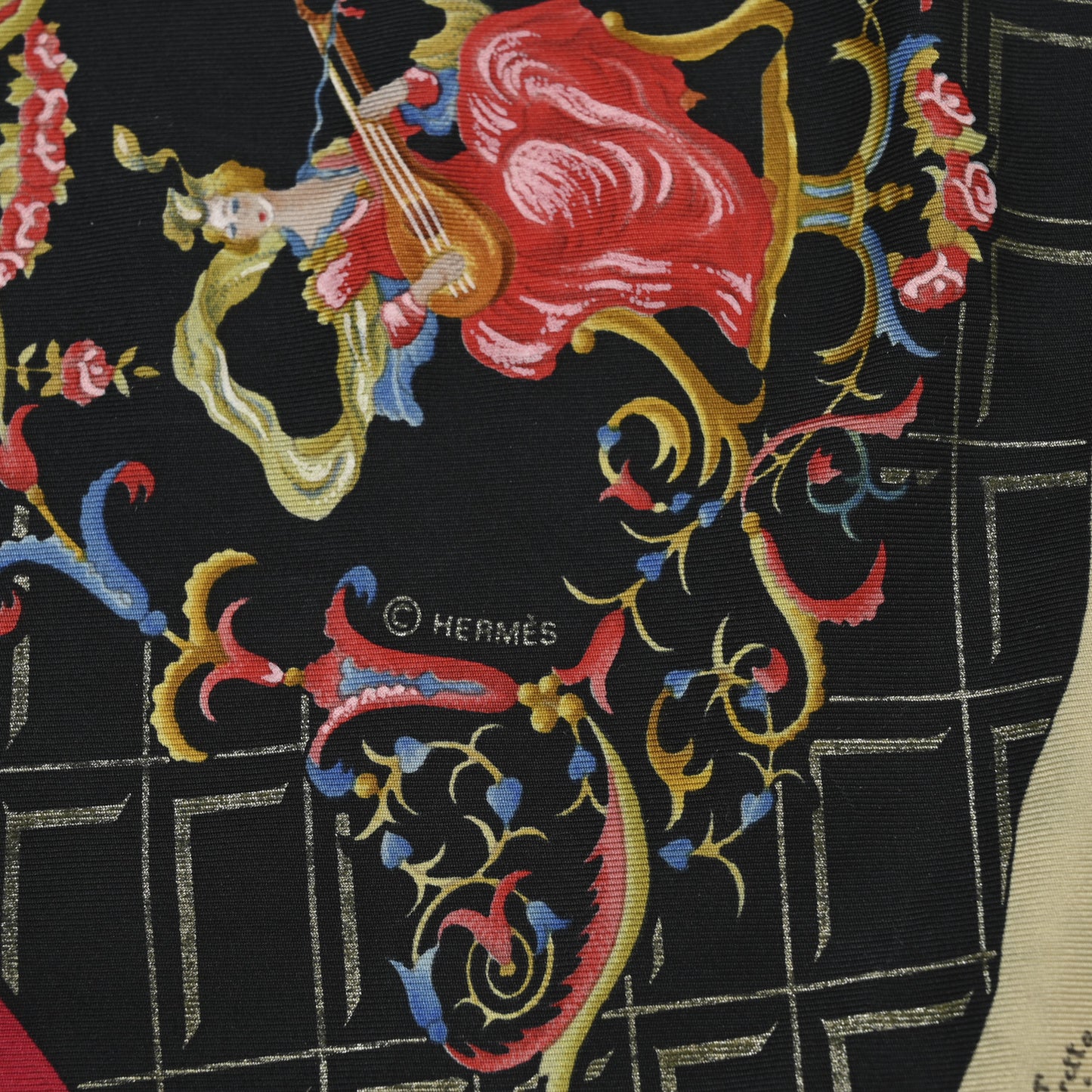 Silk Hommage A Mozart Scarf 90