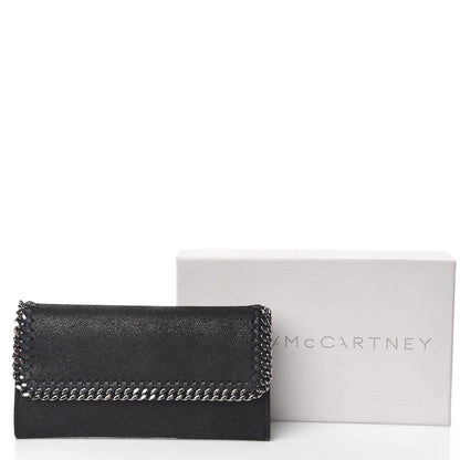 Stella McCartney Shaggy Deer Falabella Flap Wallet Black 11 of 11