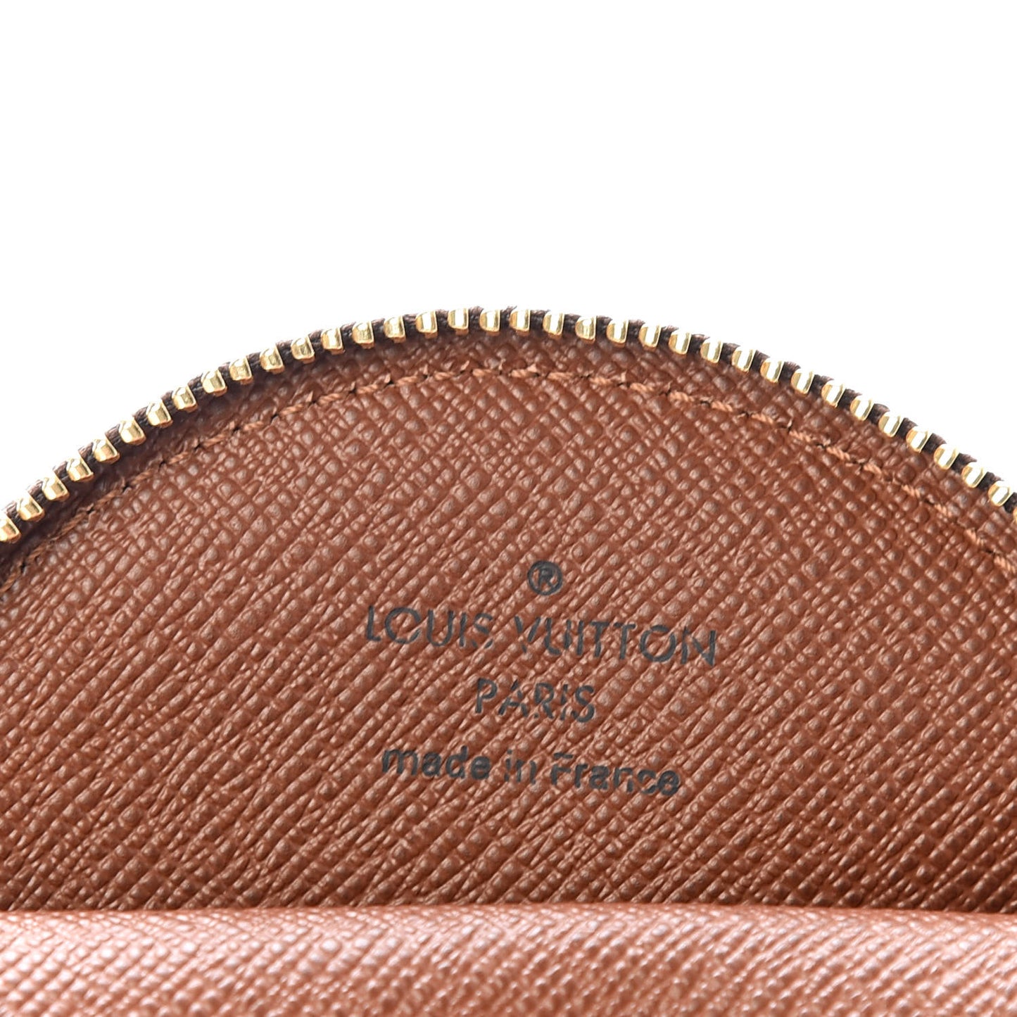 Monogram Round Coin Purse