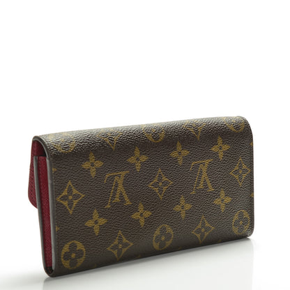 Louis Vuitton Monogram Emilie Wallet Fuchsia 3 of 6