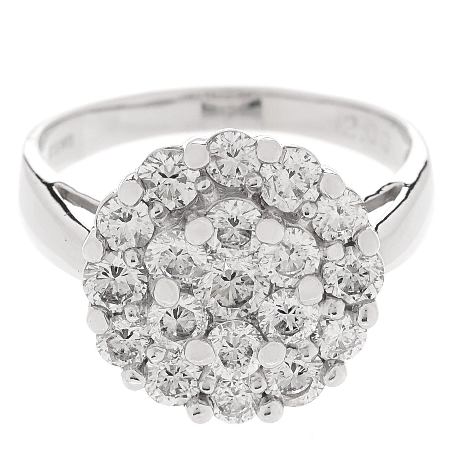 Parker & West by FASHIONPHILE 18K White Gold Diamond 2.00ctw Ring 58 8.25 7 of 9
