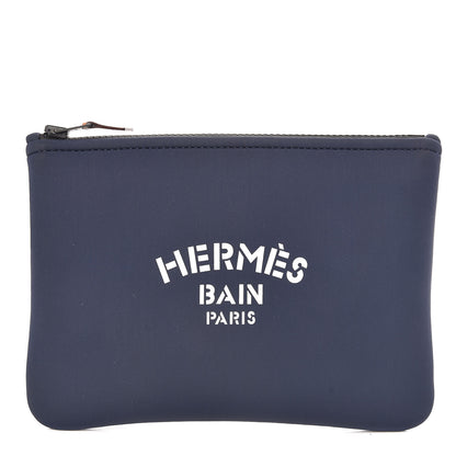 Hermes Neoprene Neobain Small Case Bleu 1 of 9