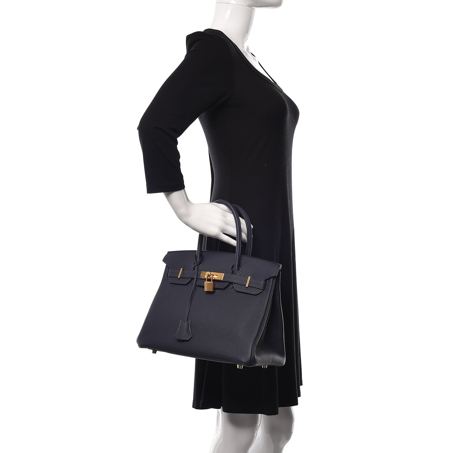 Hermes Togo Birkin 30 Bleu Nuit 2 of 17