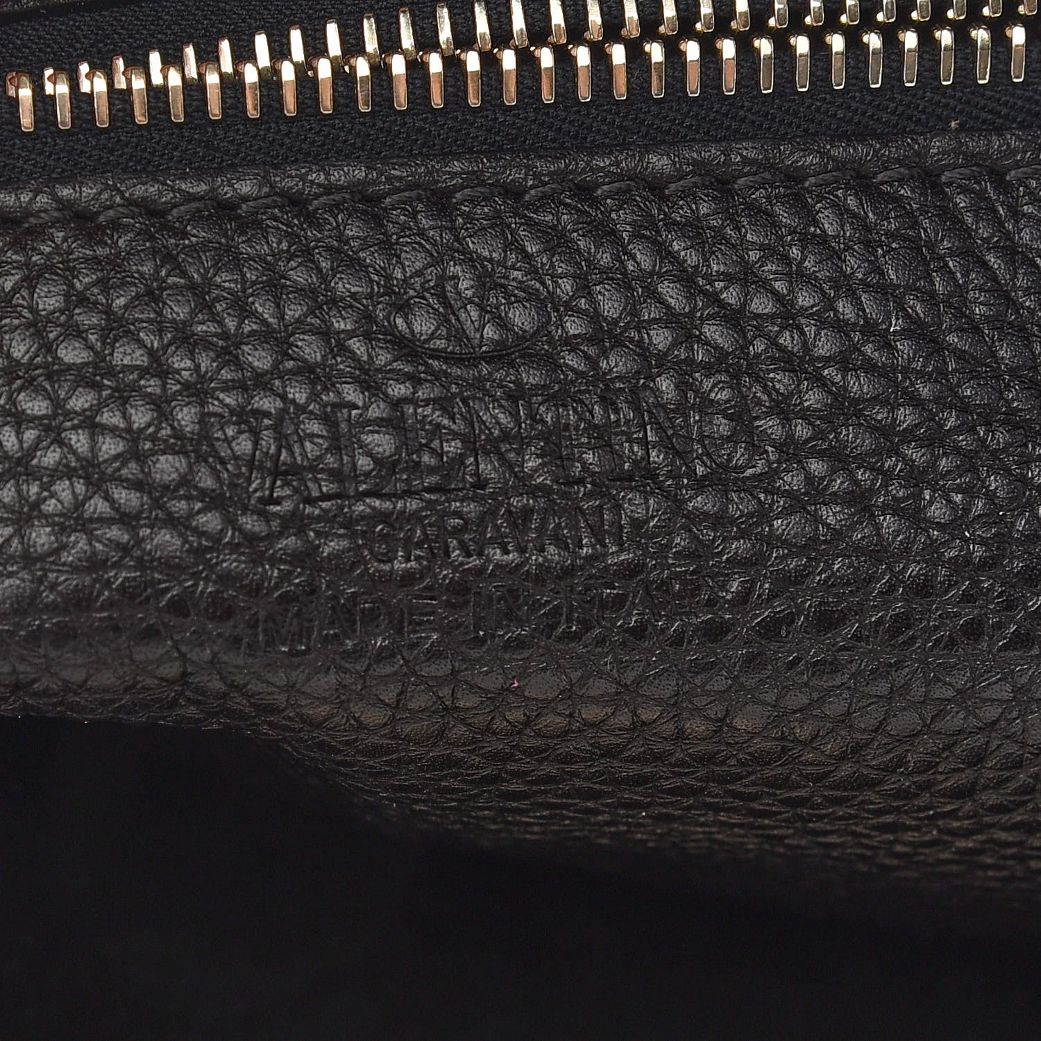 Valentino Garavani Pebbled Calfskin Small Rockstud Flip-Lock Messenger Bag Black 6 of 8