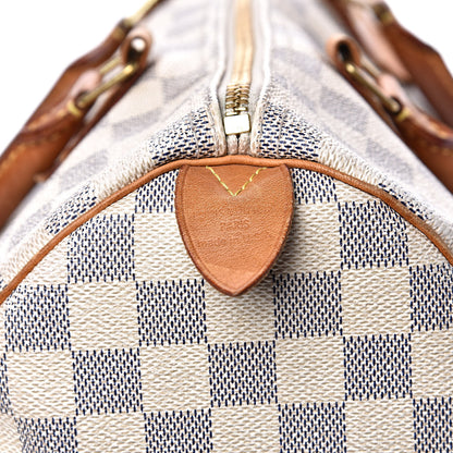 Louis Vuitton Damier Azur Speedy 30 7 of 19