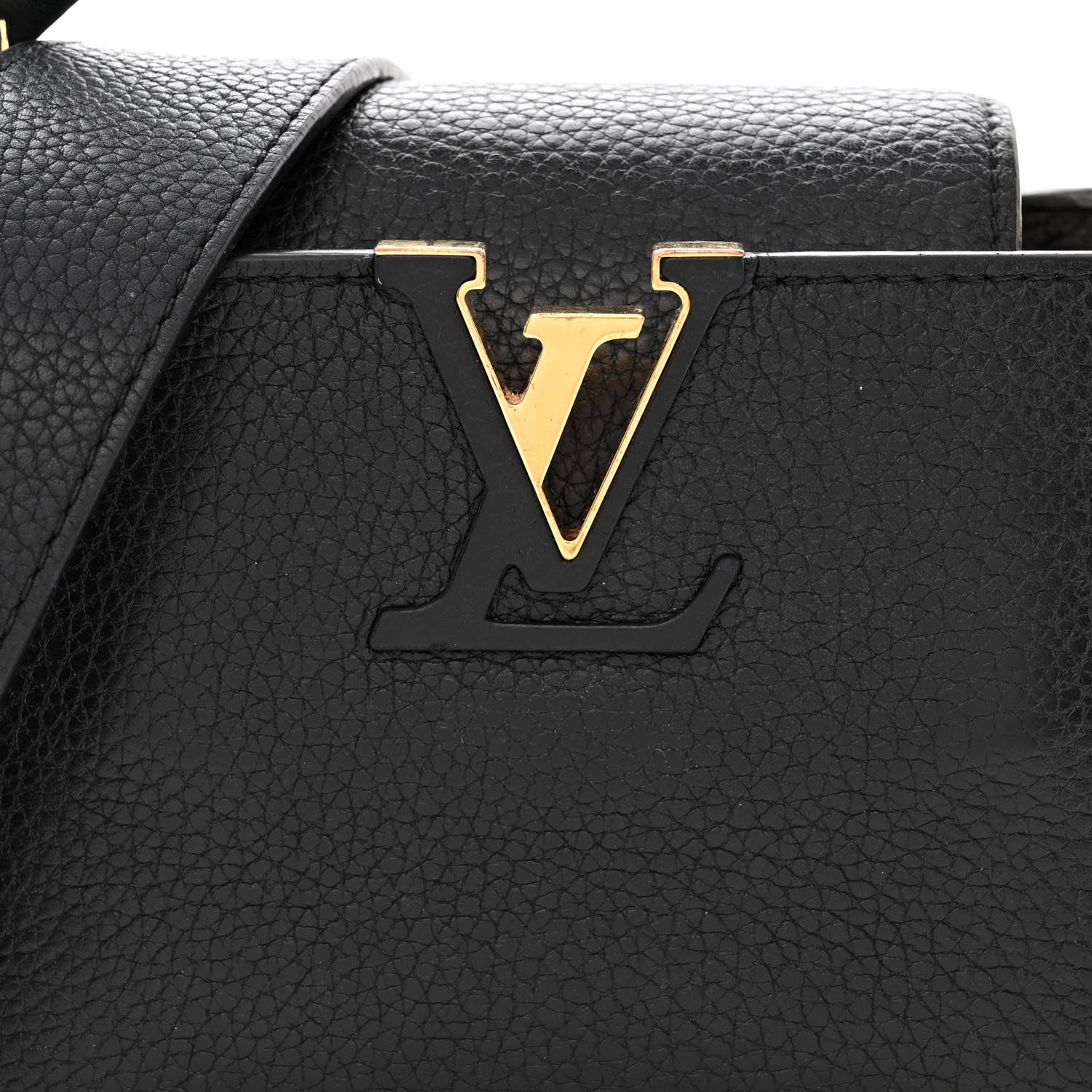 Louis Vuitton Taurillon Mini Capucines Black 8 of 19