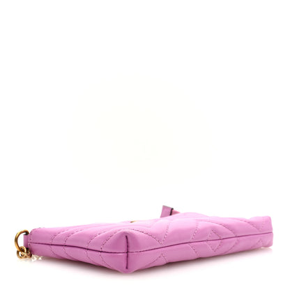 Gucci Calfskin Matelasse Mini GG Marmont Chain Bag Candy Mousse 4 of 10
